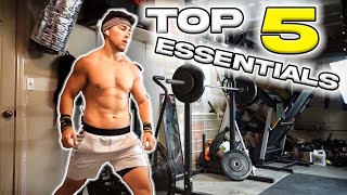 Top 5 Garage Gym Essentials | New Push Press PR CROSSFIT WORKOUT