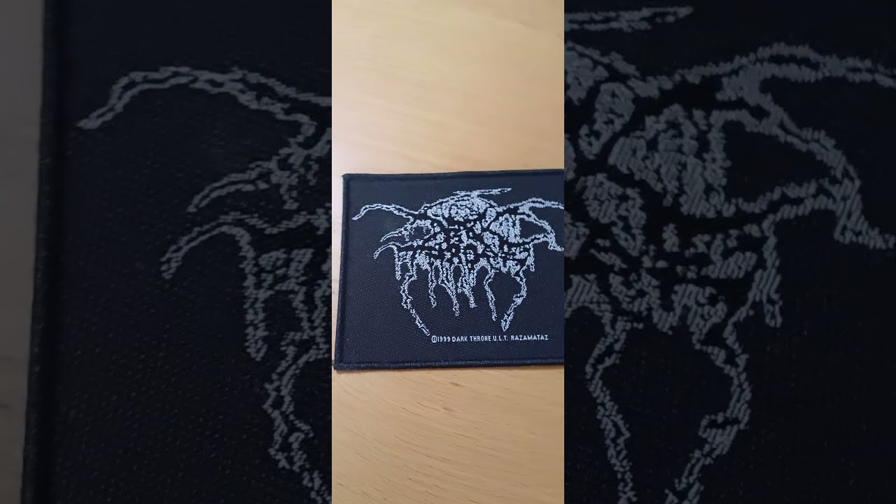 Darkthrone Norwegian black metal band Patch Logo #darkthrone
