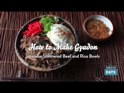 How to Make Gyudon (Japanese Simmered Beef and Rice...
