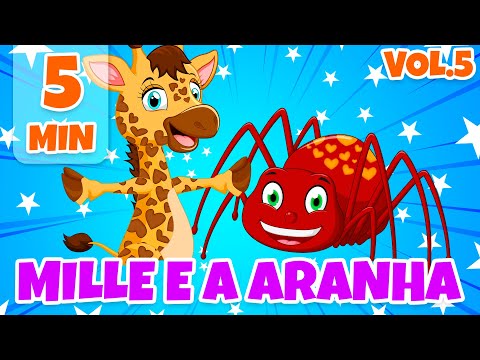 Mille e a Aranha Vol. 5 - Giramille 5 min | Desenho Animado Musical