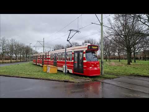 HTM tramlijn 1 Delft Tanthof - Scheveningen Noorderstrand - Den Haag centrum | BN GTL8 3139 | 2022