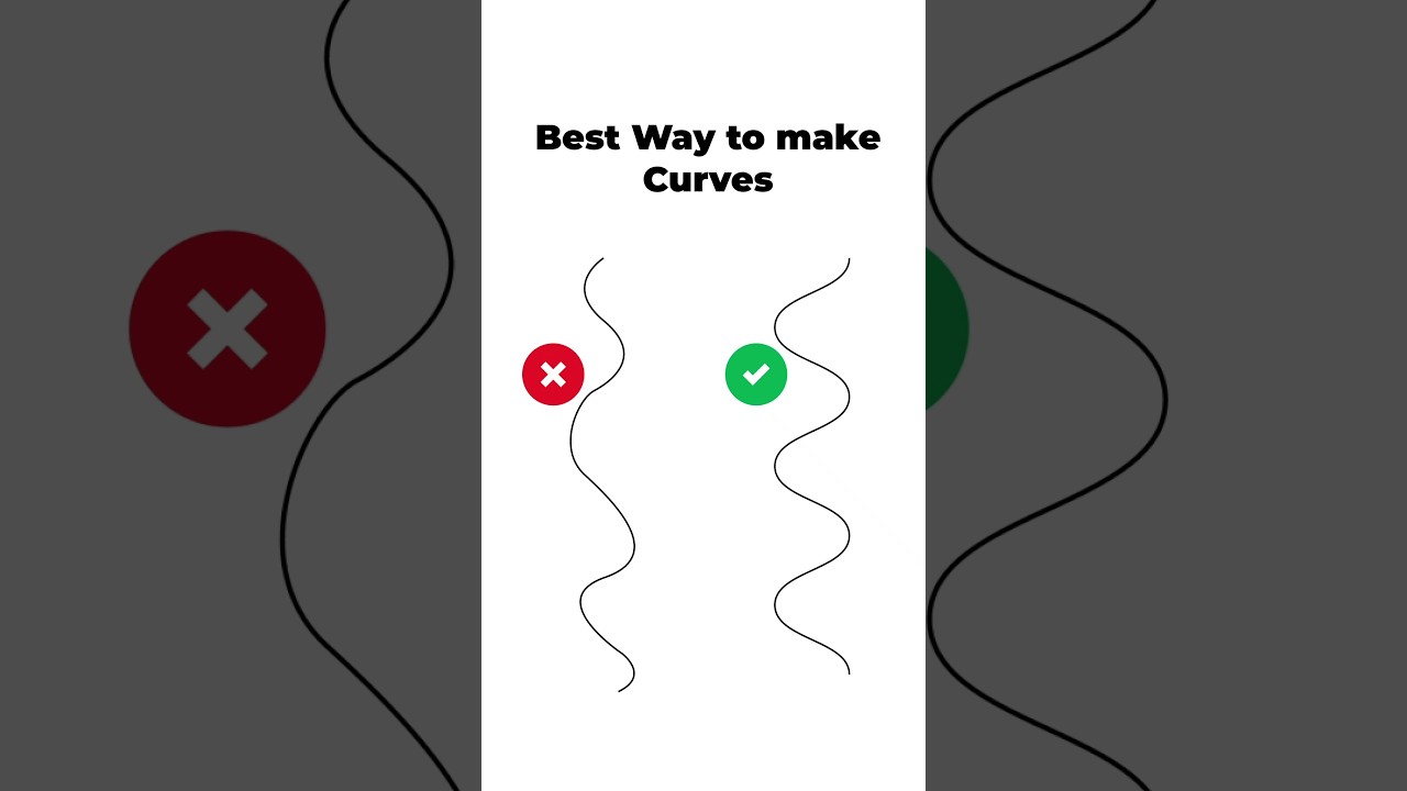 Easy trick to make curve in illustrator #design #viral #story #short #trending #graphics