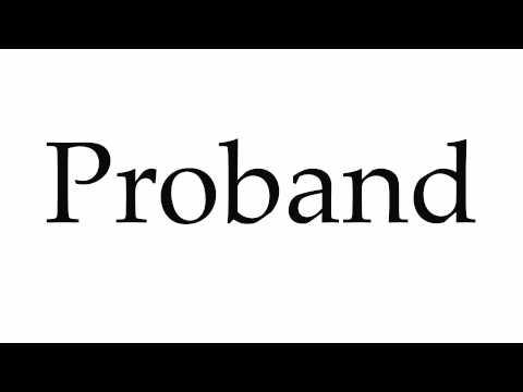 How to Pronounce Proband