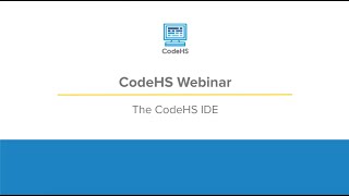 Using the CodeHS IDE thumbnail