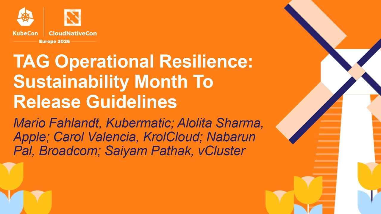TAG Operational Resilience: Sustainability Month To... Mario F, Alolita S, Carol V, N Pal & Saiyam P