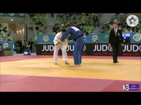 Judo 2013 World Championships Junior Ljubljana: Yessen (KAZ) - Silva (BRA) [-90kg] semi-final
