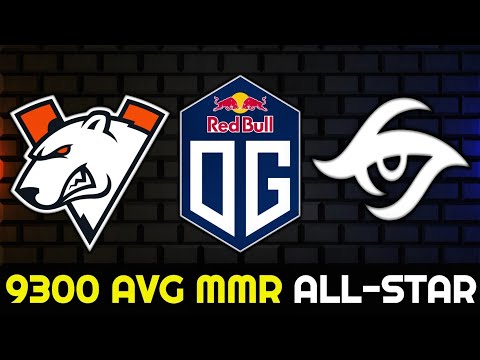 ALL-STARS 9300 MMR Average Ranked with VP, OG, SECRET 7.28 Dota 2