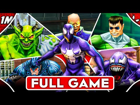 Ultimate Spider-Man: Total Mayhem - Black Suit Symbiote All Bosses FULL GAMEPLAY
