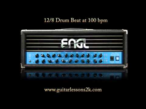 Drum Beats To Practice With:12/8 Drum Beat at 100 BPM