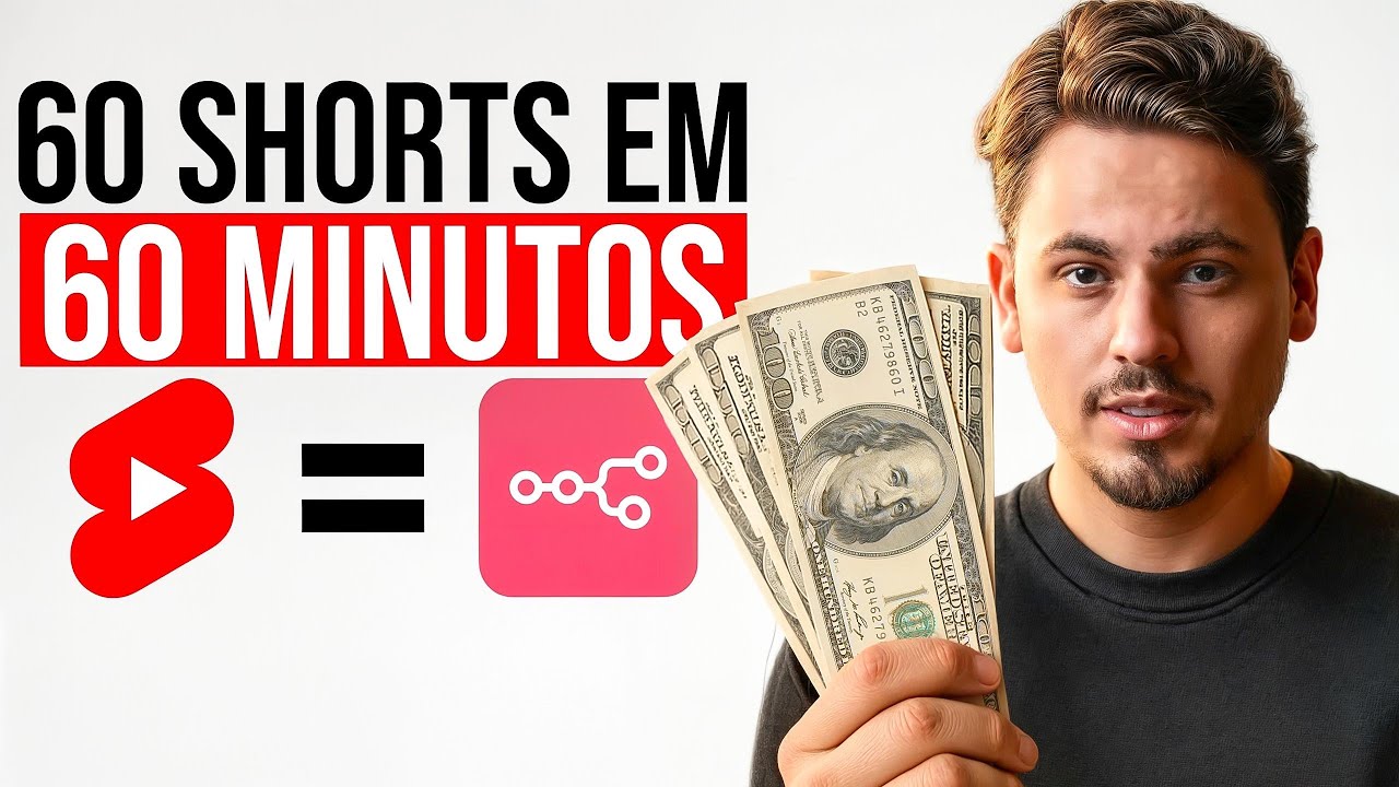 Criei 60 Youtube Shorts Virais em 60 min com Automação IA