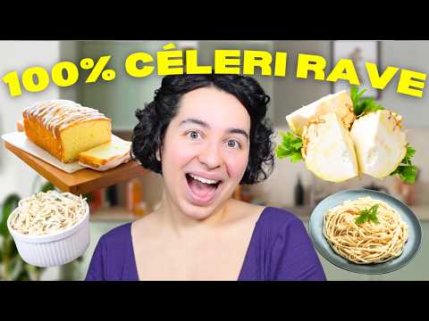 QUE FAIRE AVEC DU CÉLERI RAVE ? 4 RECETTES étonnantes & délicieuses I Vegan + Sans gluten
