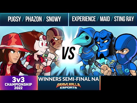 Pugsy, Phazon, & Snowy vs Experience, Maid, & Sting Ray - Winners SemiFinal - 3v3 Championship 2022