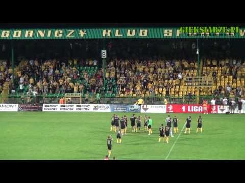 Doping kibiców: GKS Katowice - Sandecja Nowy Sącz