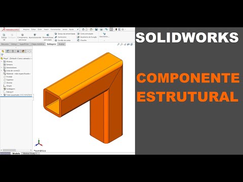 SOLIDWORKS | COMO UTILIZAR O COMPONENTE ESTRUTURAL #solidworks