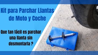 Kit para Parchar Llantas Tubeless Autos y Motos | Unboxing y Prueba