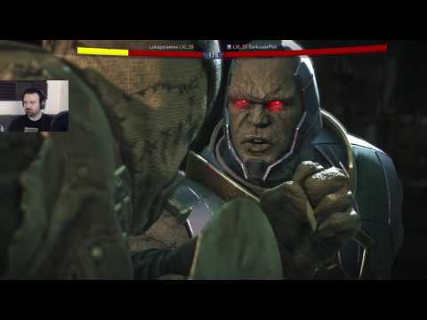 Injustice 2 2nd MP Set Gameplay pt17 - Darkseid vs. Scarecrow