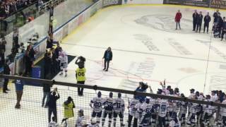 Kometa Brno Mistr ligy 2017 -předávání poháru Kometa Brno Mistr ligy 2017 -předávání poháru