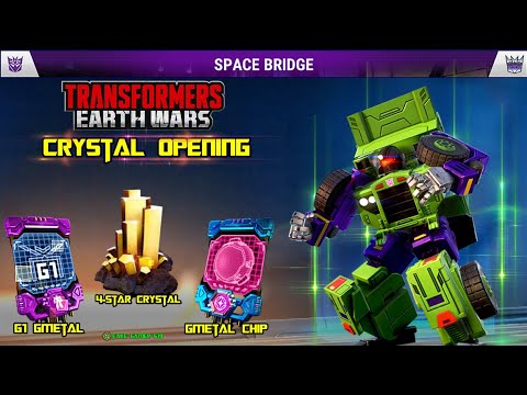 Decepticons 4-Star Crystals And Gmetal Power Core Chips - Transformers: Earth Wars