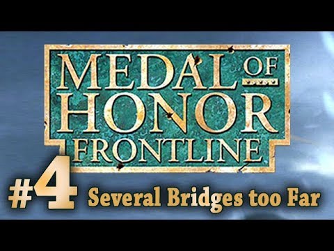 Medal of Honor: Frontline - Several Bridges too Far (PS2, PS3) no commentary walkthrough part 4