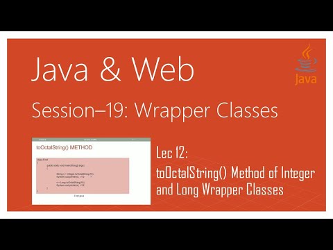 Wrapper Classes In Java 12 Tooctalstring Method Of Wrapper Integer Long Classes In Java