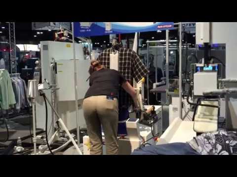 Hi-Steam Turbo-Jr Electric short sleeve shirt finisher