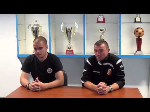 Konferencja pomeczowa + bramki.