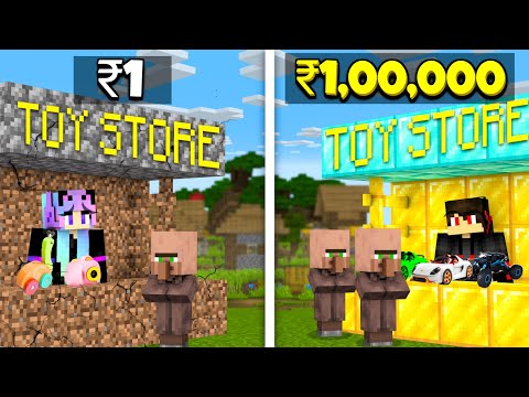 1$ vs 1000$ TOY SHOP in Minecraft