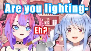 Pekora Thought That Vivi Was Lighting One Up【Hololive】