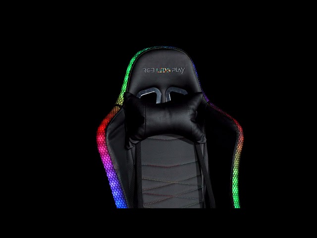 Vídeo relacionado con Talius Camaleon - Silla Gaming con Luces LED RGB, Reposabrazos 4D, Ergonomía, Basculante, Alta Densidad y Silicona, Diseño Negro