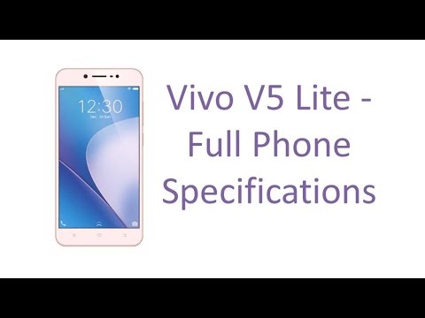 Vivo V5 Lite - Full Specifications, Features, Price, Specs and Reviews 2017 Update Video
