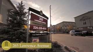 preview picture of video 'Kitchener Townhomes for Rent - 265 Lawrence Avenue'