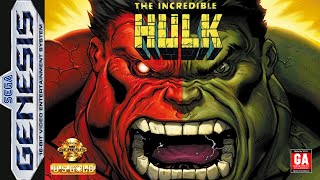 Incredible Hulk DX (Hack) [Sega Genesis] Red Hulk Gameplay