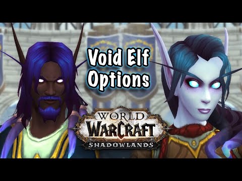 Shadowlands Void Elf Customization Options