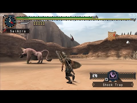 MONSTER HUNTER FREEDOM UNITE CONGOLALA (GUNLANCE)
