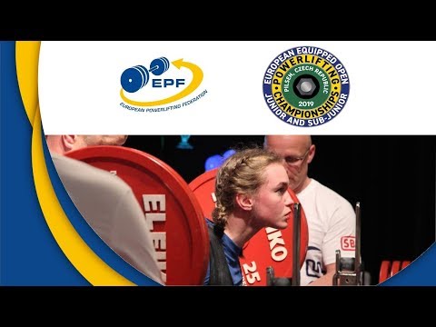 Junior Women, 43 to 63 kg - European Equipped Powerlifting Championships 2019