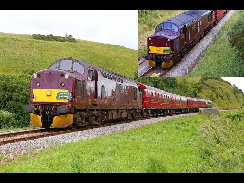 37518 at Harmans Cross / Corfe Castle on Swanage to Wareham services   30/07/17