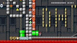 Haters Castle (Gameplay) - Super Mario Maker