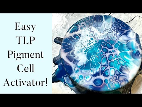 #326 Easy TLP Pigment Cell Activator! Bloom technique/pour painting!