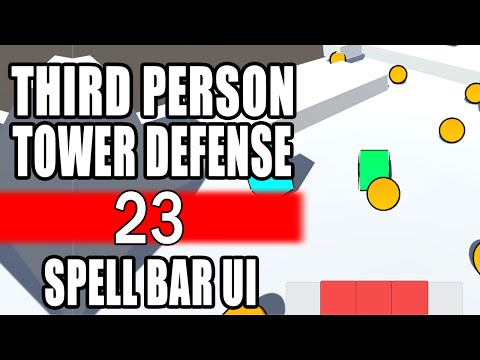How To Tower Defense • 23 • Spellbar UI  [Tutorial][C#]