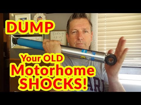 Ford F53 Motorhome Front Shock Replacement in 4 Hours or LESS Using Basic Tools