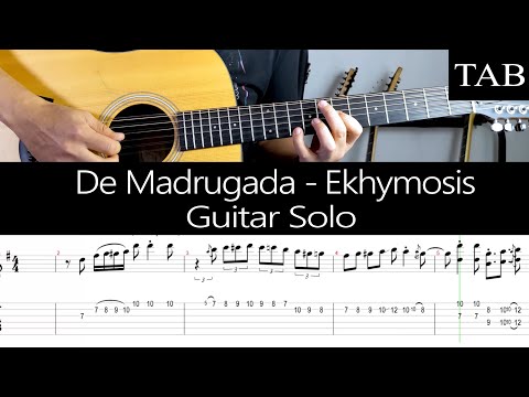 DE MADRUGADA - Ekhymosis (Fernando "Toby" Tobón): SOLO cover guitarra + TAB