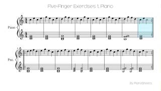 Five-Finger Exercises 1 [Piano Solo]