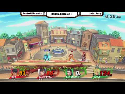 BSG Double Barreled 2 (Smash 4 Doubles) - Darkshad / Mystearica vs Sells / Percy