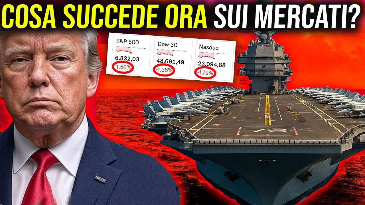 I MERCATI CROLLANO dopo l’ESCALATION in MEDIO ORIENTE: cosa STA SUCCEDENDO?