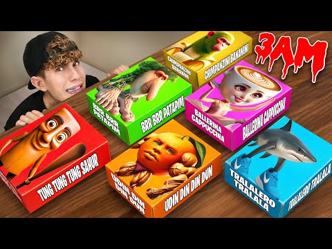 DO NOT OPEN MYSTERY TUNG TUNG TUNG SAHUR TRALLALERO TRALALA BOXES at 3 AM!!