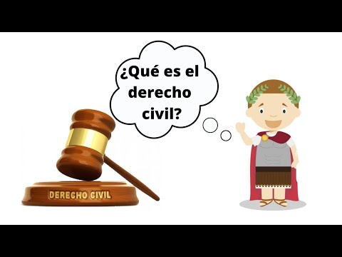 ¿Qué es el derecho civil?  Resumen Derecho civil animado 1/30