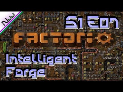 Factorio Tutorial / Lets Play - S1 E07 - How to Intelligent Forge Furnaces - Part 1