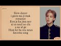 Jimin Slow Dance Easy Lyrics Ft Sofia Carson