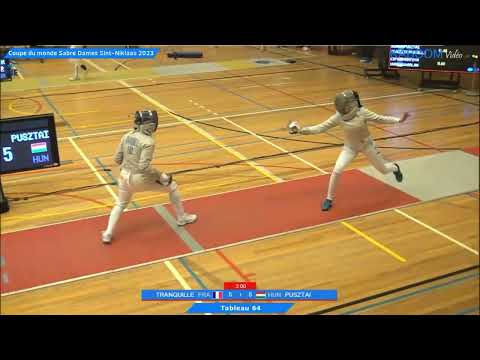 Sint Niklaas World Cup 2023 SWS - L64 - Lola Tranquille FRA v Liza Pusztai HUN
