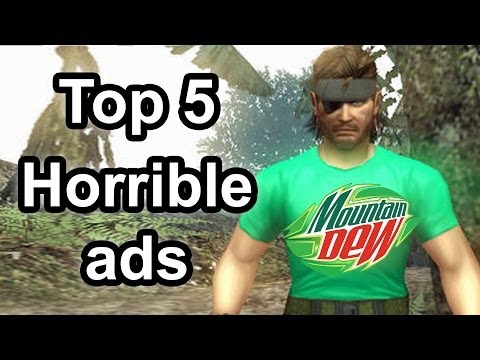 Top 5 - Horrible ads in gaming